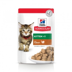 Hill's SP Feline Kitten Multipack Chicken Turkey saszetki 12x 85g